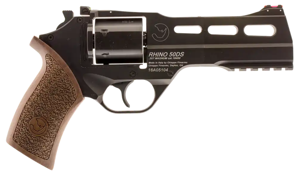 Chiappa Firearms Rhino 50DS 357 Mag Revolver 5" 6+1 Black/Walnut Grip