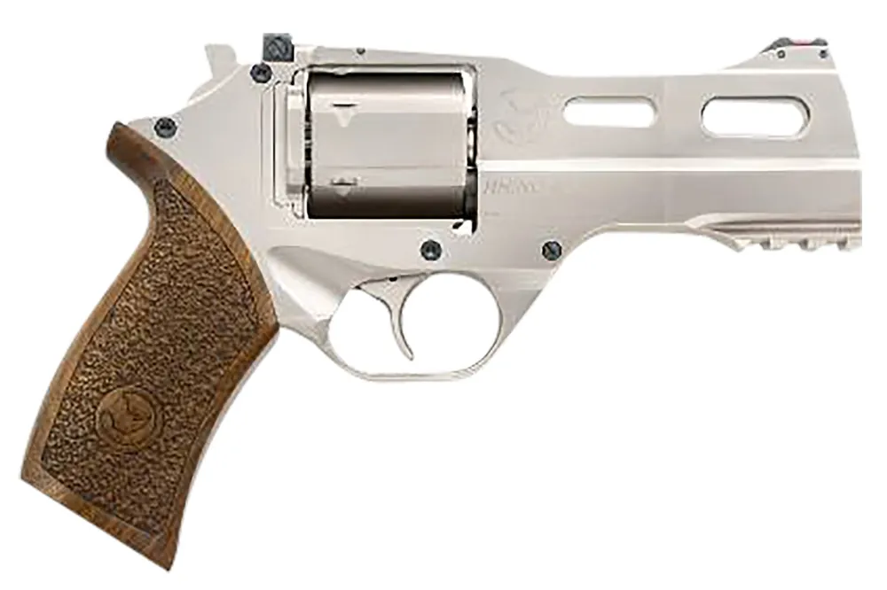 Chiappa Firearms Rhino 40SAR CA Compliant 357 Mag Revolver, 4" 6+1 Nickel-Plated