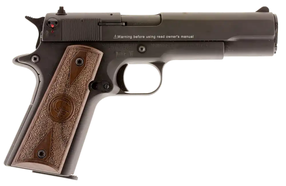Chiappa 1911-22 .22LR 10+1 5" Black Steel Barrel Alloy Slide/Frame Fixed Sights Thumb Safety Stippled Walnut Grips 401038