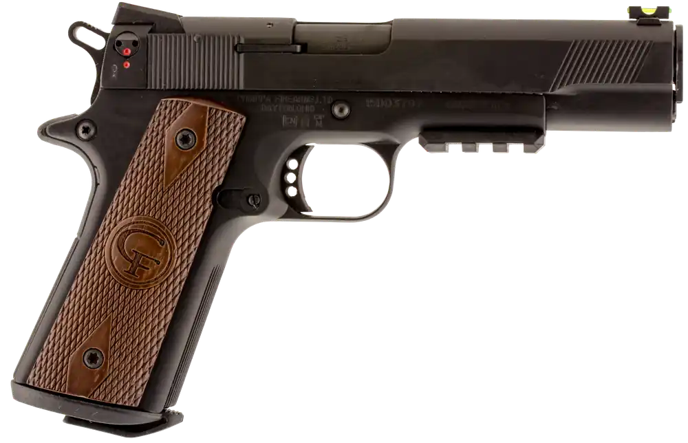 Chiappa Firearms 1911-22 Custom .22LR 10+1 5" Steel Barrel/Slide Alloy Frame Fiber Optic Sights Thumb Safety Blued 401101