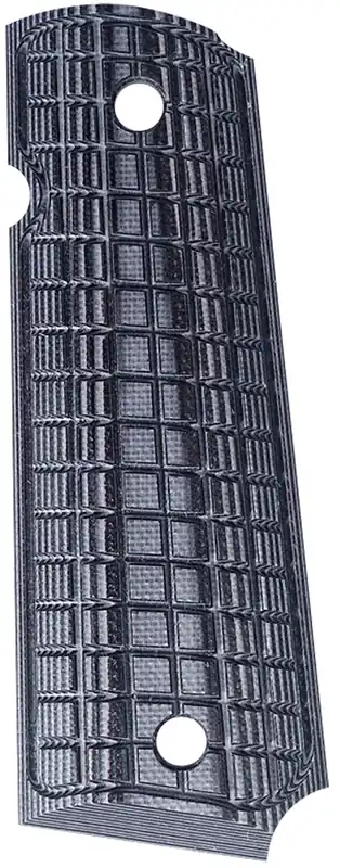 Pachmayr Tactical Grip Checkered Black & Gray G10 Panels for 1911