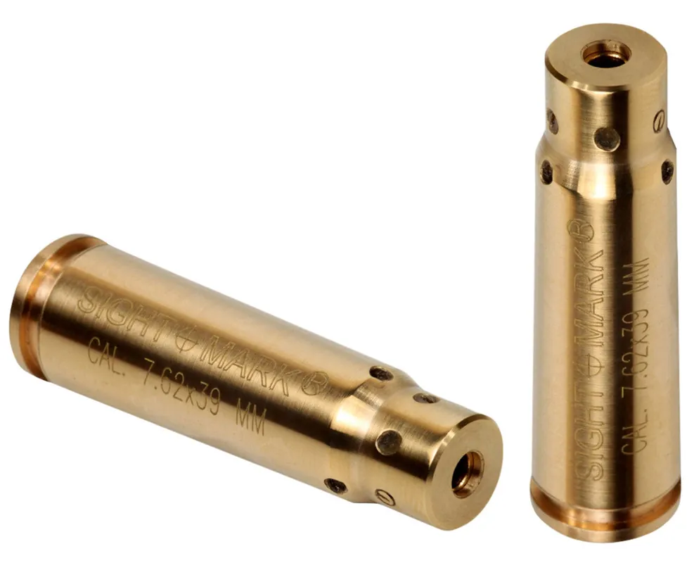 Sightmark Boresight, Red Laser for 223 Rem/5.56x45mm NATO, Brass, Includes Battery Pack & Carrying Case