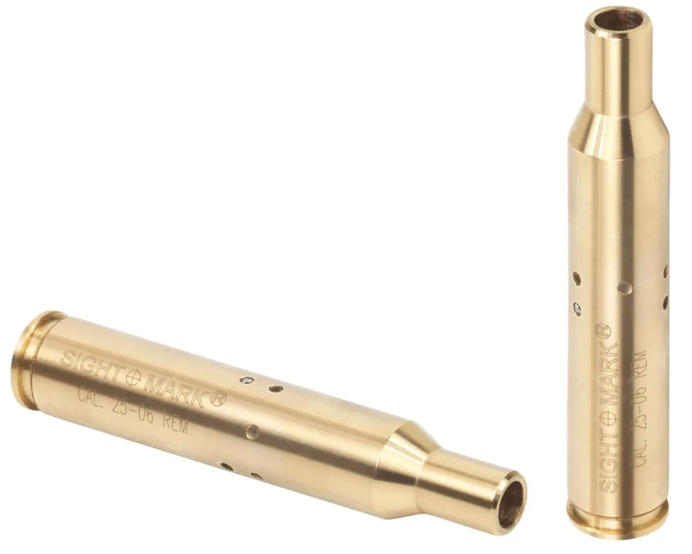 Sightmark Boresight, Red Laser for 30-06 Springfield, 270 Cal, 25-06 Rem, Brass, Includes Battery Pack & Carrying Case