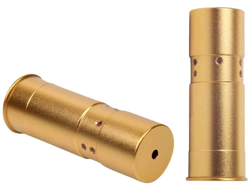 Sightmark Boresight, Red Laser for 12 Gauge, Brass, Includes Battery Pack & Carrying Case