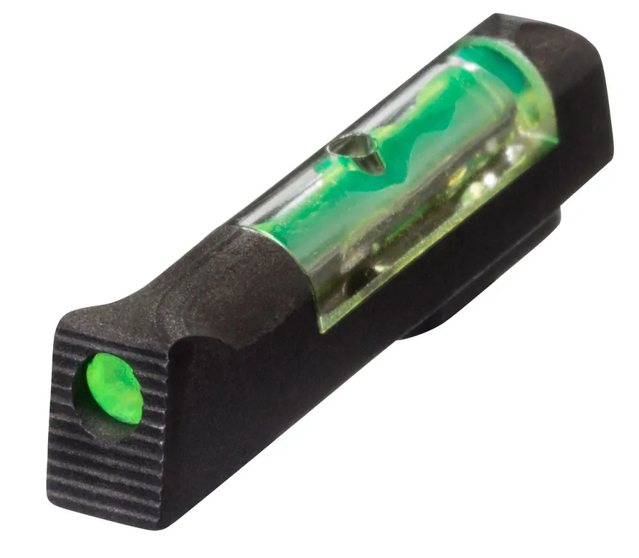 HiViz OverMolded Front Sight Fixed Green Fiber Optic LitePipe Black Frame for Walther P99,PPQ,CCP