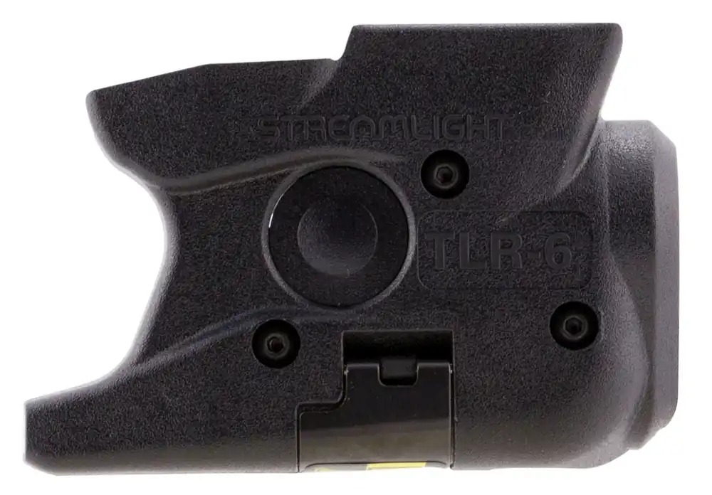 Streamlight TLR-6 Weapon Light w/Laser S&W M&P Shield For Handgun 100 Lumens Output White LED Light Red Laser 89 Meters Beam Black Polymer