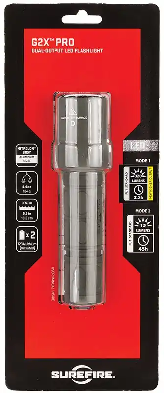 SureFire G2X Pro Foliage Green Polymer White LED 600 Lumens 187 Meters Range