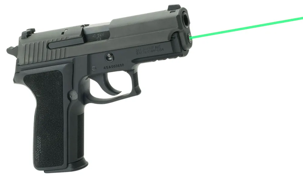 LaserMax Guide Rod Laser 5mW Green Laser with 520nM Wavelength & Made of Aluminum for Sig P229, P228