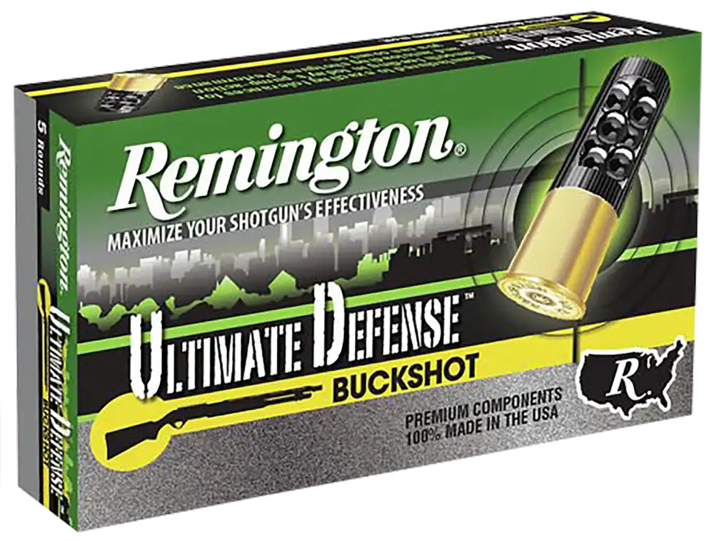 Remington Ammunition Ultimate Defense 12ga 2.75" 8-Pellet 00Bk 5rd