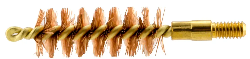 Pro-Shot Bore Brush 44 Cal Pistol Firearm 8-32 Thread Brass 1.75" Long Bronze Bristles"