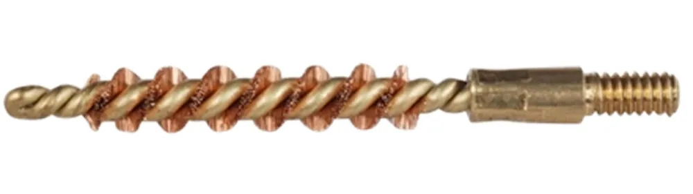 Pro-Shot Bore Brush 22 Cal Pistol Firearm 8-32 Thread Brass 1.75" Long Bronze Bristles"