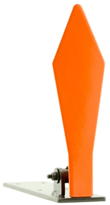 Champion Targets Diamond Pop-Up Target Rimfire Rifles Orange Steel Diamond Standing Includes Ground Stakes