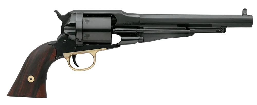 Taylors & Company 550773 1858 Remington Conversion 38 Special Caliber with 7.37" Barrel, 6rd Capacity Cylinder, Overall Blued Finish Steel & Walnut Grip