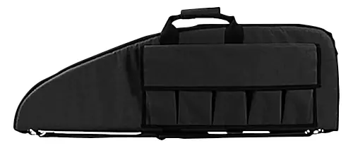 NcStar VISM Rifle Case Black PVC Nylon with Foam Padding, Double Zippers, Carry Handle & ID Holder