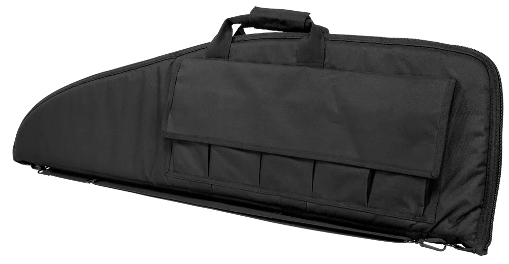 NcStar CV290740 VISM Rifle Case Black PVC Nylon with Foam Padding, Double Zippers, Carry Handle & ID Holder