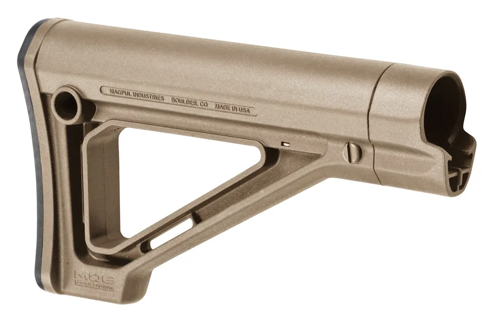 Magpul MOE Carbine Stock Fixed Flat Dark Earth Synthetic for AR-15, M16, M4