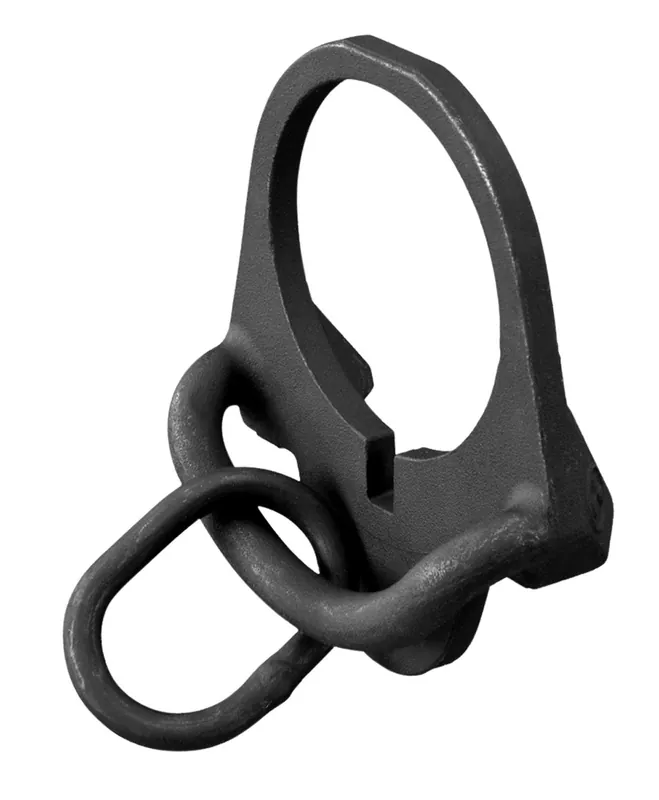 Magpul ASAP Sling Attachment made of Steel with Maganese Phosphate Black Finish & is Ambidextrous for AR-15, M4 Models with Mil-Spec or Commercial Buffer Tubes