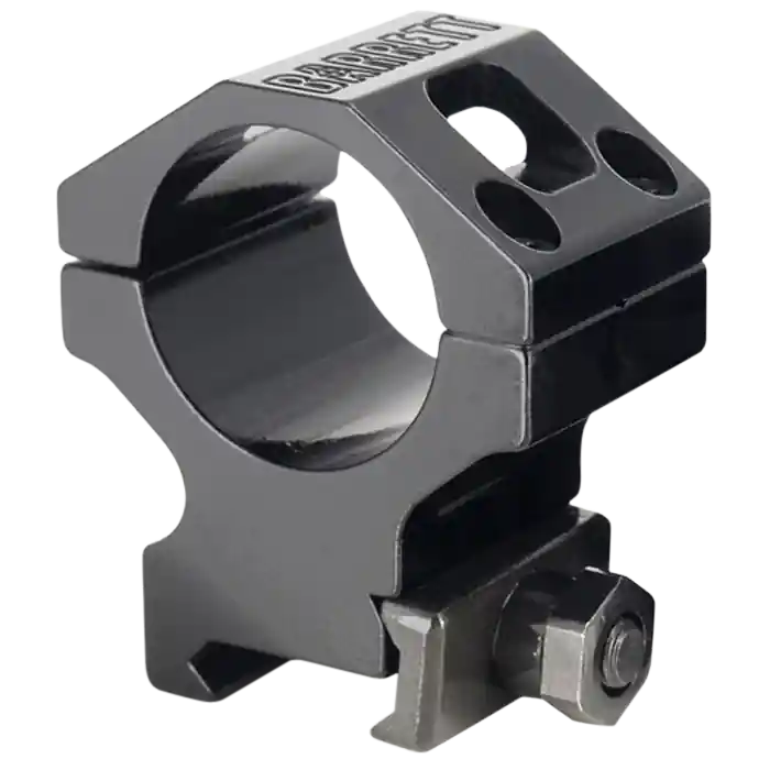 Barrett 13324 ZERO-GAP Scope Ring Set Quick Detach Picatinny Rail Ultra High 30mm Tube Black Anodized Aluminum
