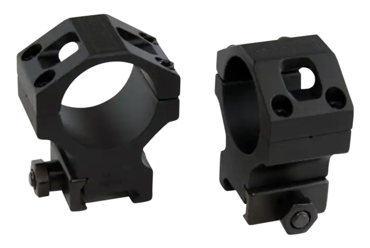 Barrett 66869 ZERO-GAP Scope Ring Set Quick Detach Picatinny Rail 1.40" 34mm Tube Black Anodized Aluminum