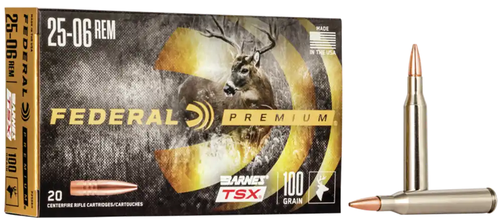 Federal Premium 25-06 Rem 100 gr Barnes Triple-Shock X 20 Bx