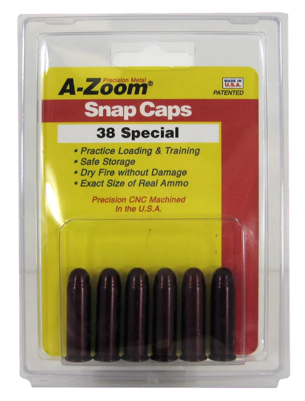 A-Zoom Revolver Snap Cap 38 Special 6 Pack