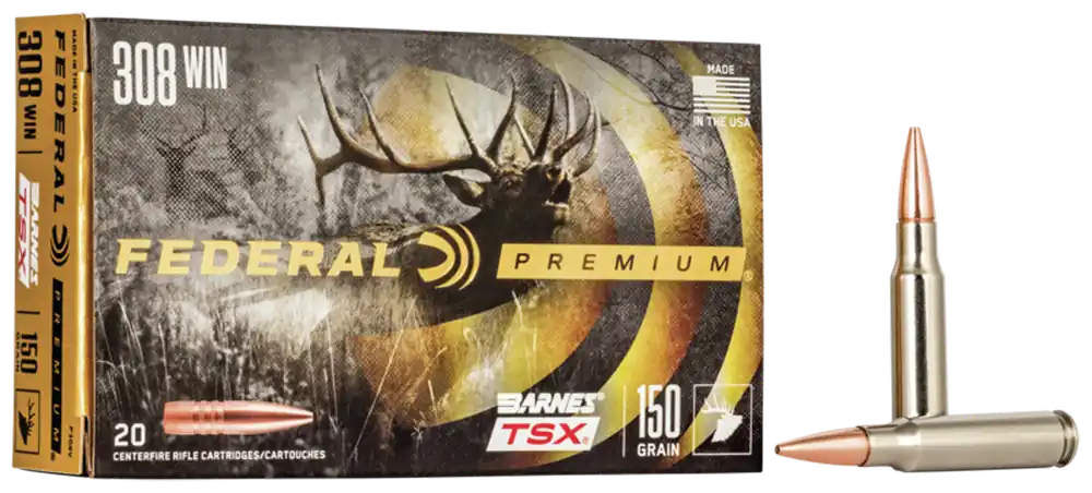 Federal Premium 308 Win 150 gr Barnes Triple-Shock X 20 Bx