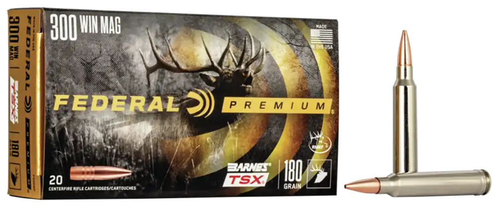 Federal Premium 300 Win Mag 180 gr Barnes Triple-Shock X 20 Bx