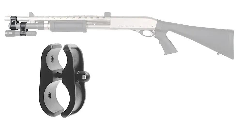 ATI Outdoors Shotgun Mag Clamp DuPont Zytel Polymer/Black & Swivel Stud 12 Gauge