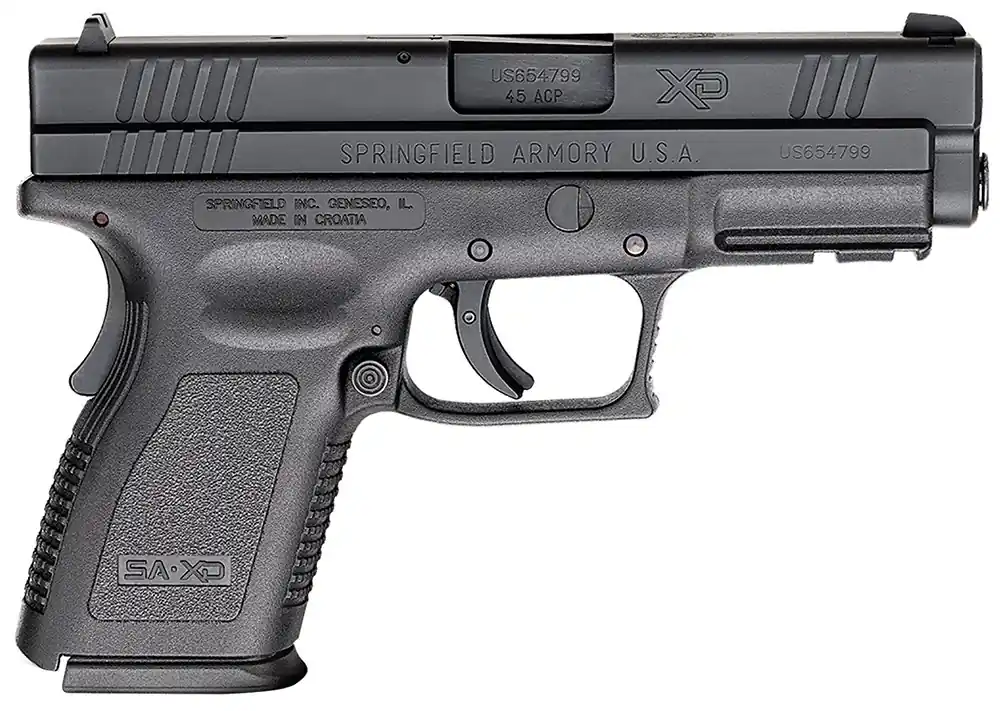 Springfield Armory XD Compact *CA Compliant 45 ACP Caliber 4", 10+1, Black Finish