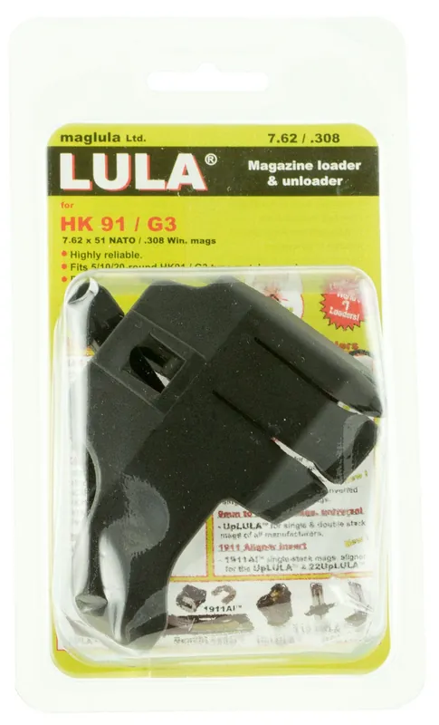 Maglula LULA Loader & Unloader with Black Finish for 308 Win, 7.62x51mm NATO HK 91, G3