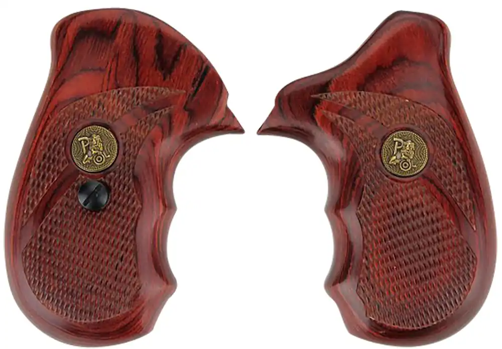 Pachmayr Renegade Grip Checkered Rosewood Laminate with Finger Grooves for S&W N Frame