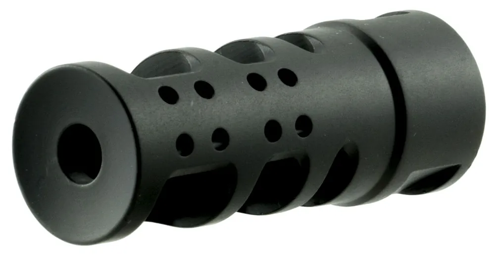 Spikes Tactical R2 Muzzle Brake Black Nitride 416R Stainless Steel with 1/2"-28 tpi Threads for 5.56x45mm NATO
