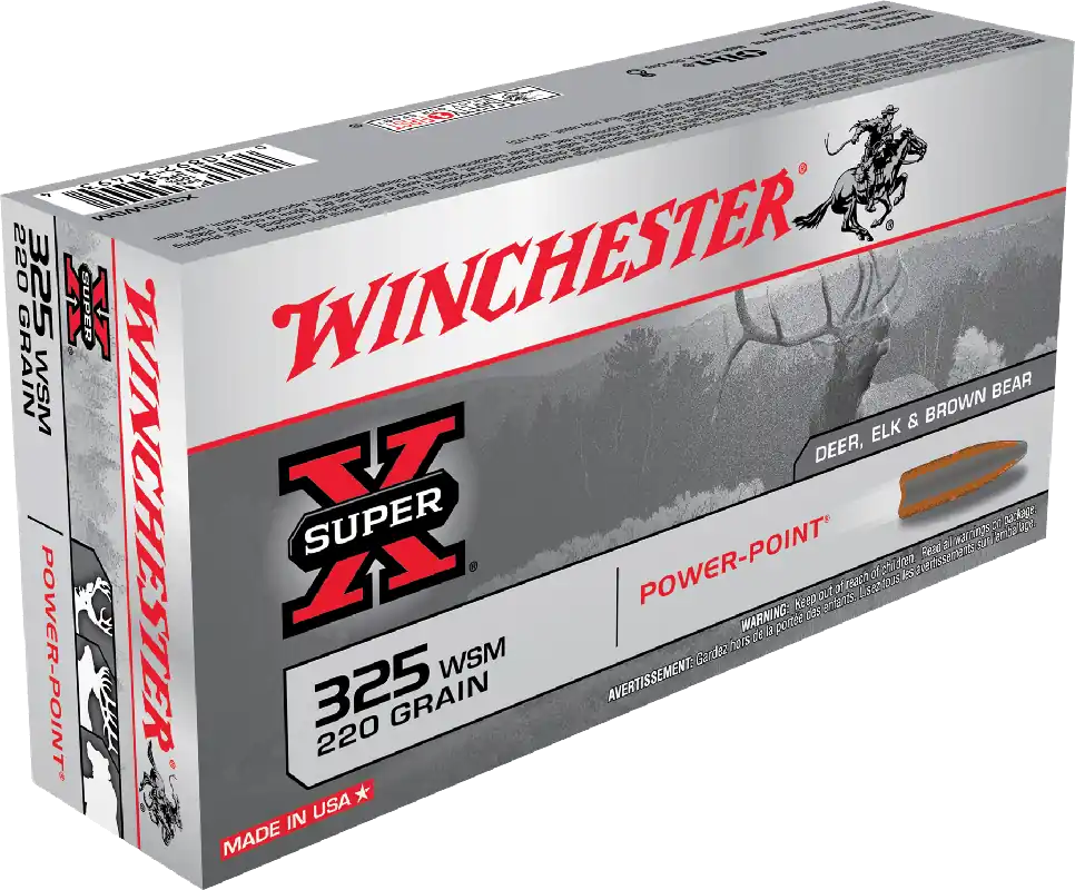 Winchester Ammo Super-X 325 WSM 220 gr Power-Point (PP) 20 Bx