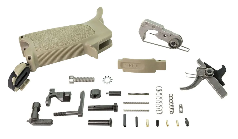BCM BCMGunfighter Enhanced Lower Parts Kit AR-15 FDE ELPKFDE