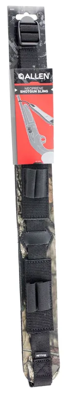 Allen Yukon Sling made of Mossy Oak Break-Up Country Neoprene with 21" OAL, 2.50" W, Padded Design & Shell Loops for Shotguns