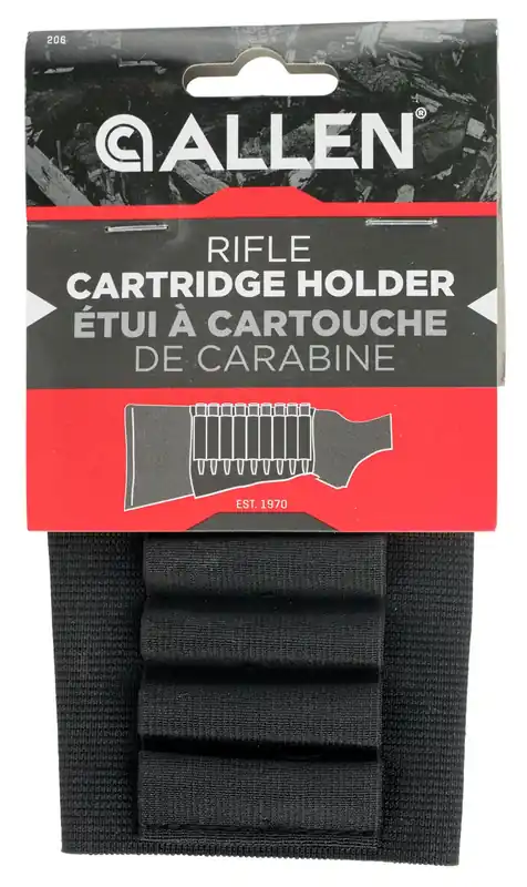 Allen Buttstock Shell Holder 9 Rounds Black Elastic