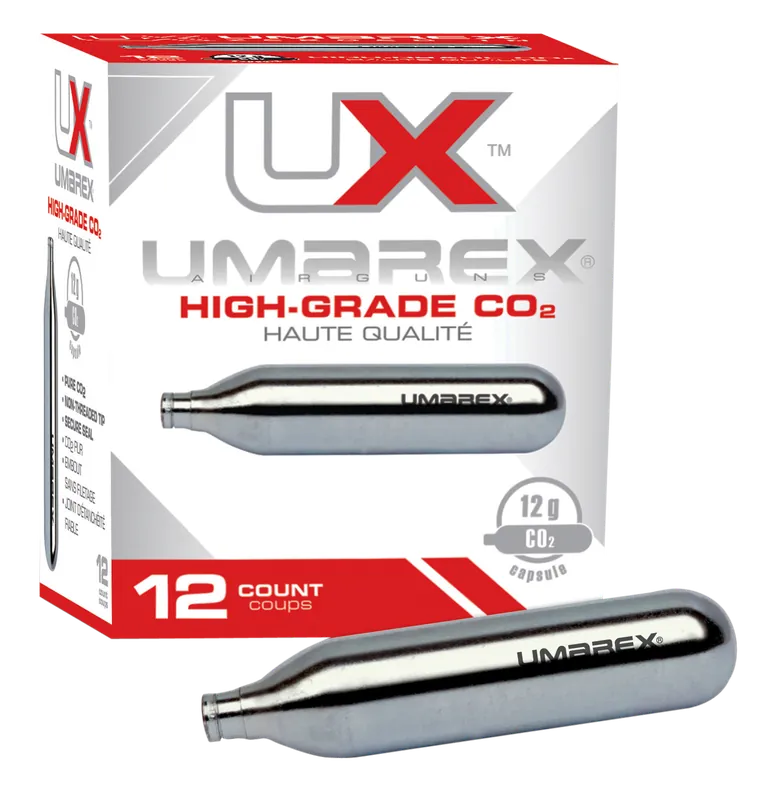 Umarex USA 2252533 CO2 Cartridge 12 gram 12 Per Box