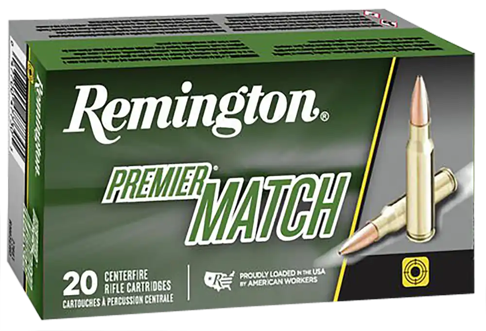 Remington Premier Match 223 Rem 69gr Sierra MatchKing Hollow Point Boat-Tail 20rd