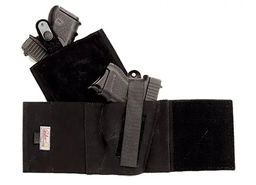 Galco Cop Ankle Band Black Neoprene w/Fleece Padding Ankle Fits Glock 26/27/33; SW 3913/4013/469/669/6904/6906 RH