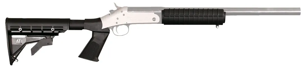 Advanced Technology Shotforce Stock Package Pistol Grip Style Black Synthetic & Ribbed Forend for H&R, New England
