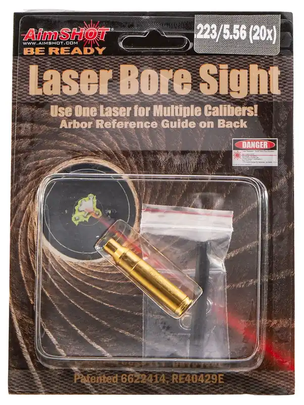 Aimshot Laser Boresighter, Cartridge, 223 Rem, Brass, 20X Brighter