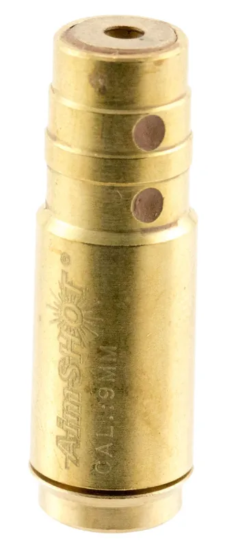 Aimshot, Laser Boresighter, Cartridge, 9mm, Brass