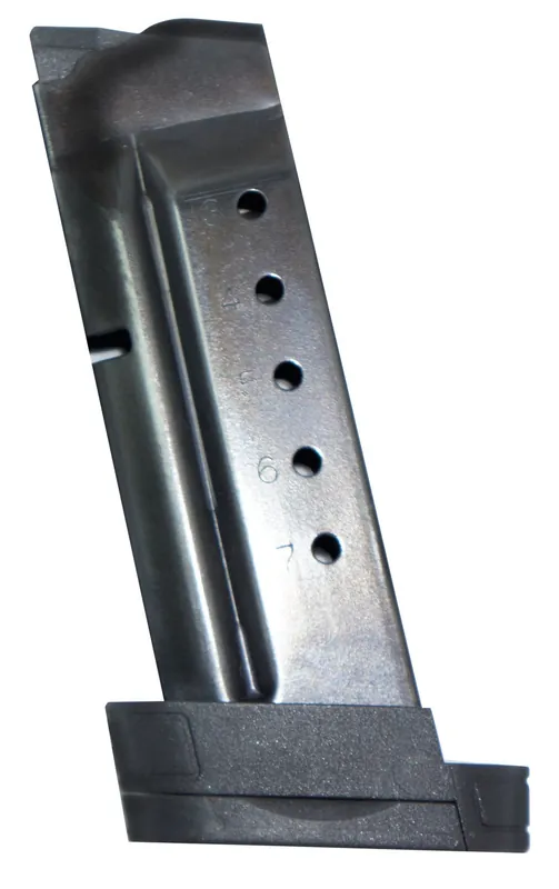 ProMag .40S&W Magazine 7Rd Fits S&W Shield Polymer Baseplate Steel Blued