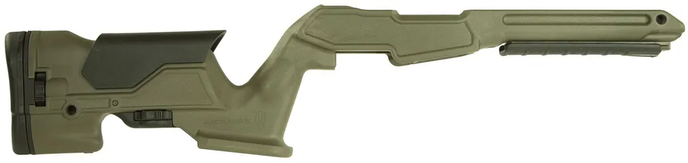 Archangel Precision Stock OD Green Synthetic Fixed with Adjustable Cheek Riser for Ruger 10/22