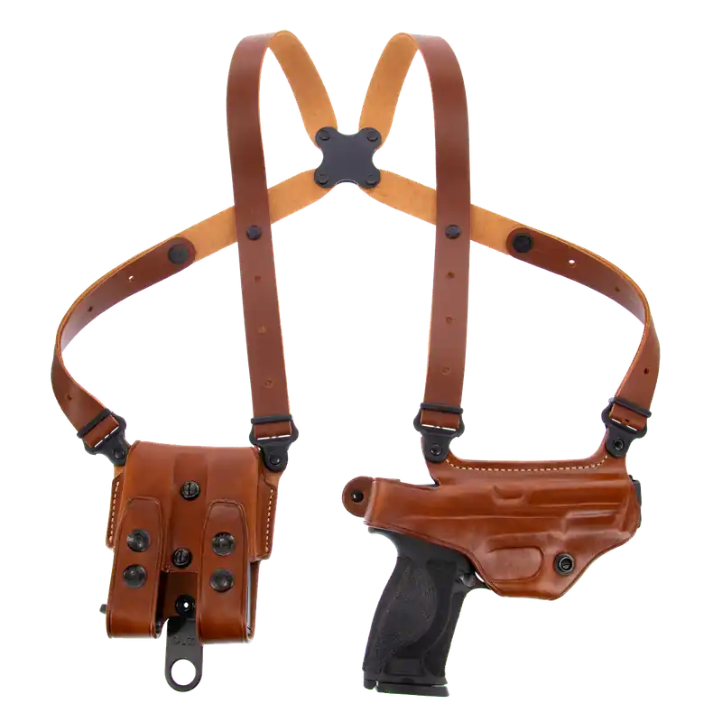 Galco Miami Classic Shoulder System S&W M&P 9/40 Steerhide Tan