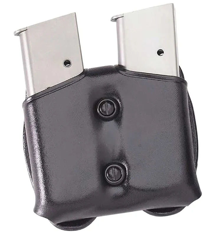 Galco CDM Mag Carrier Double Style made Leather Black Finish,Belt Loop & 1.50-1.75" Belt Size compatible Taurus