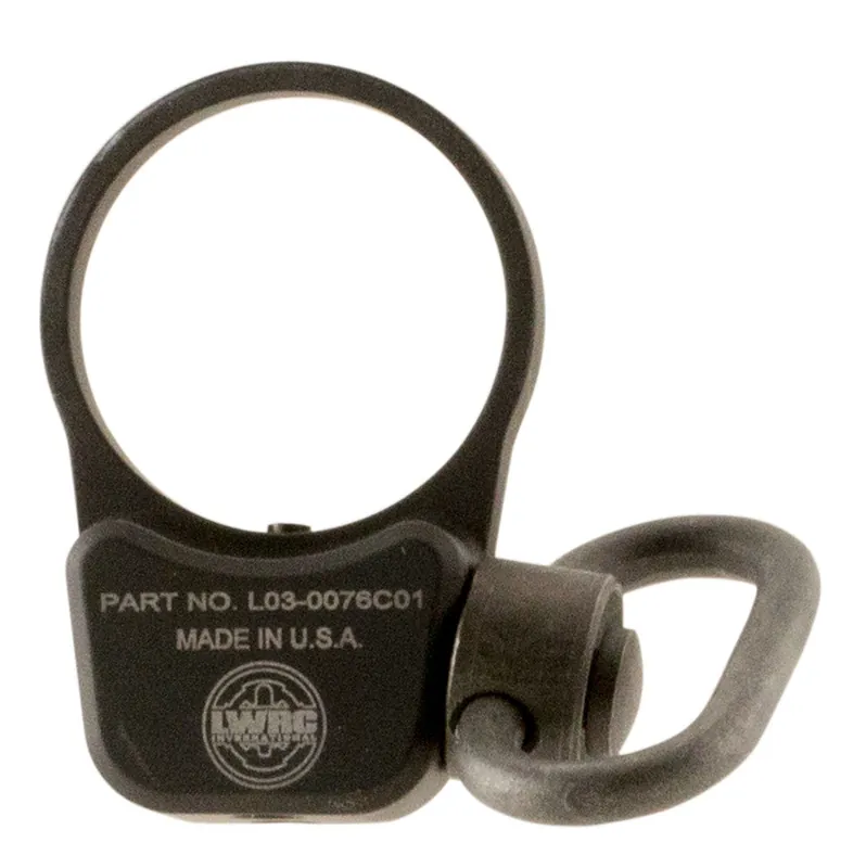 LWRC LWRCI Ambi QD Sling Mount with QD Swivel Black Metal
