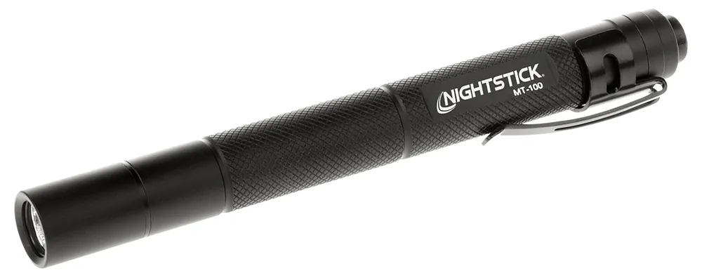 Nightstick MT100 Mini-TAC Black Anodized Hardcoat Aluminum White LED