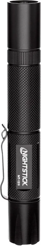 Nightstick MT120 Mini-TAC Black Anodized Hardcoat Aluminum White LED