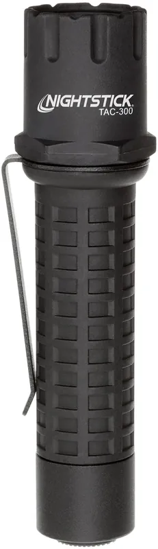 Nightstick TAC-300B Tactical Matte Black Polymer White LED 180 Lumens 190 Meters Range